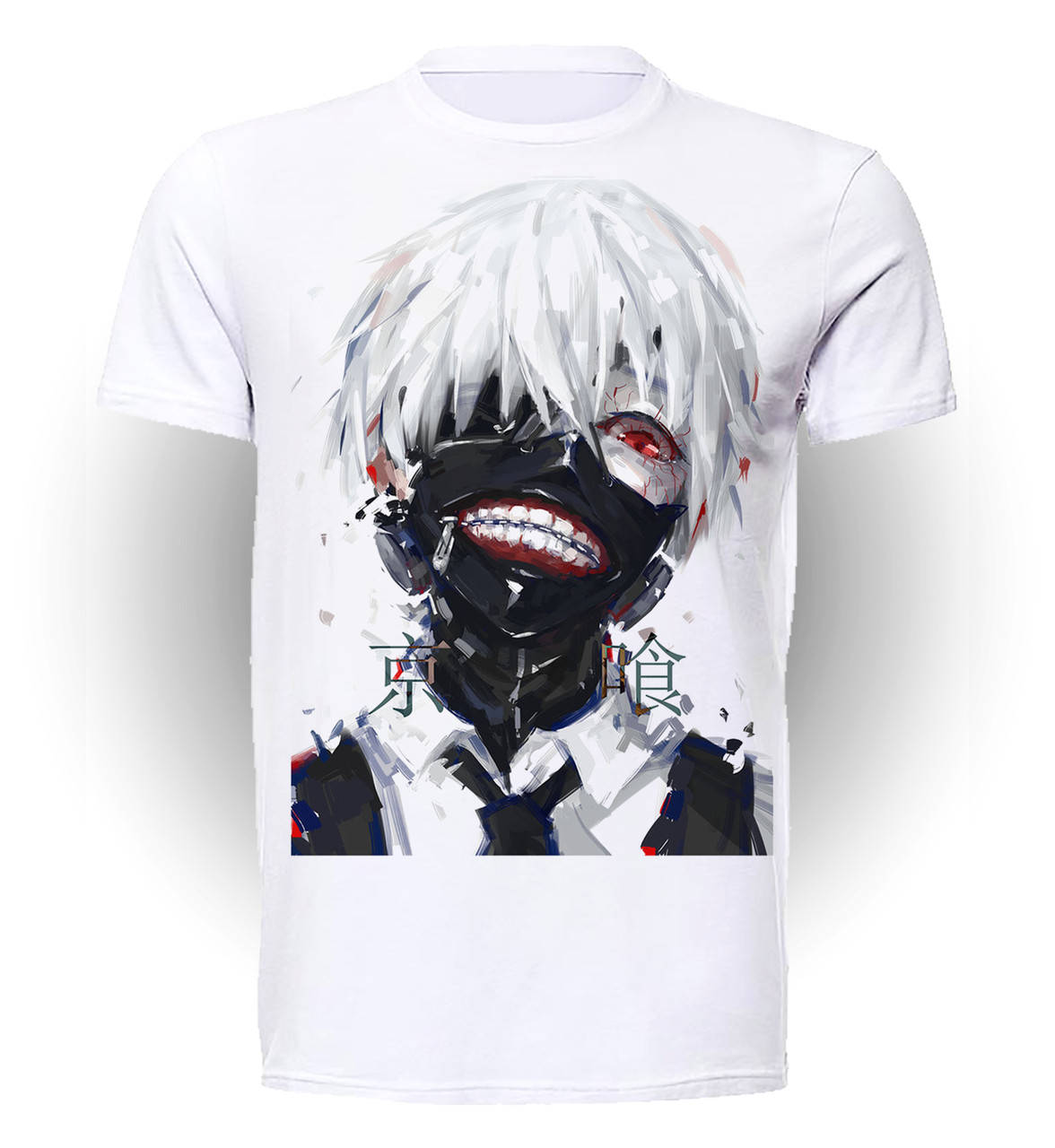 

Футболка Gee! Белая с рисунком Токийский Гуль Tokyo Ghoul art TG.01.001
