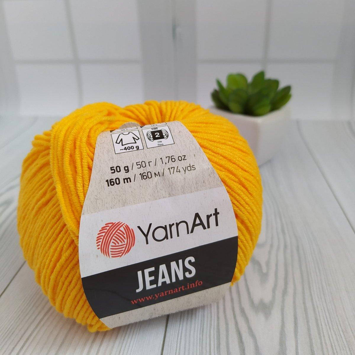 

YarnArt Jeans (№35) жовто-оранжевий