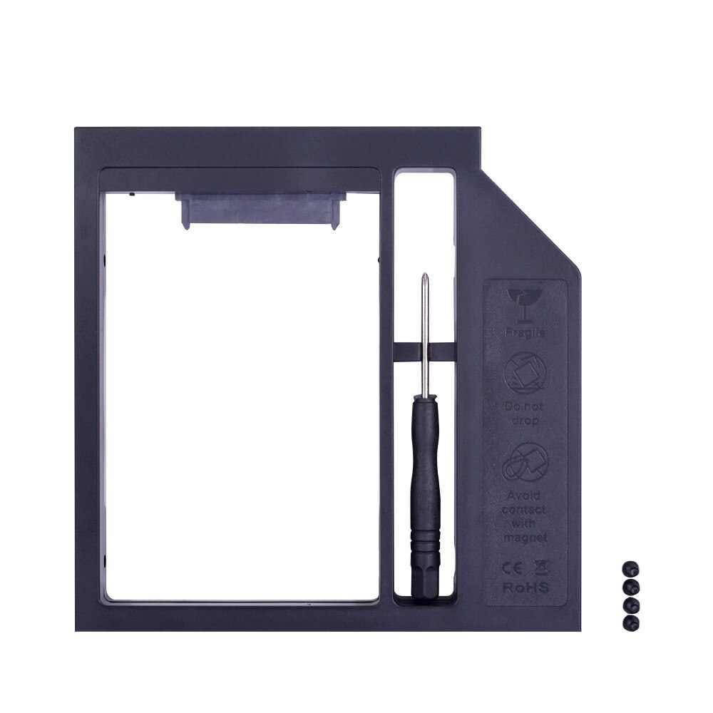 

Карман переходник второго HDD2.5 SATA3.0 оптибей 12,7мм optibay caddy пластик