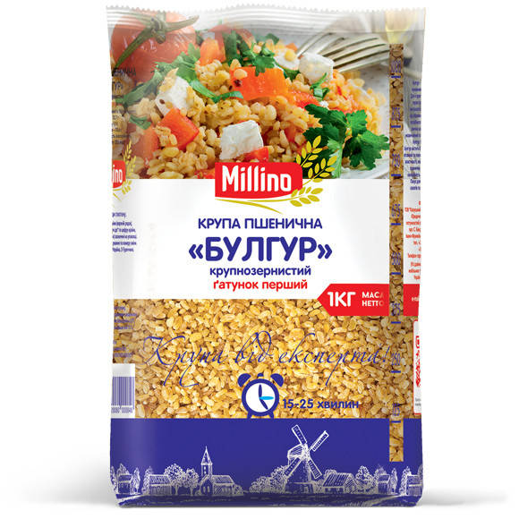 

Крупа пшенична Булгур Millino, 1 кг
