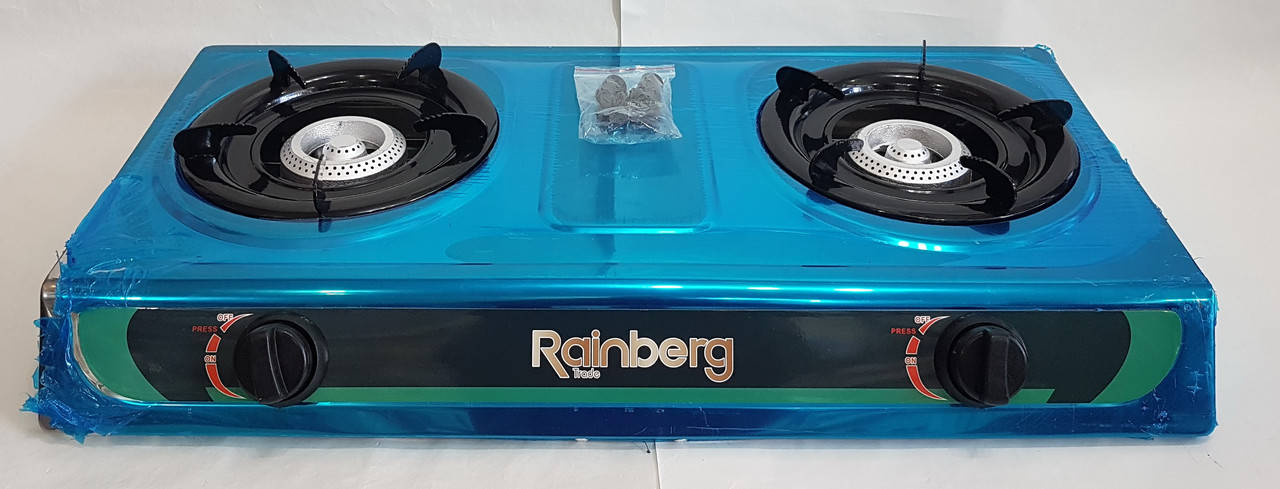 

Газовая плита на 2 турбо конфорки Rainberg G-02