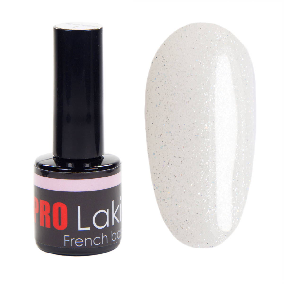 

Основа каучуковая молочная с шиммером №17 PRO-Laki 6ml