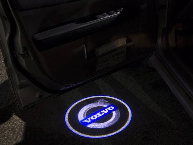 

Подсветка логотипа авто на двери Volvo
