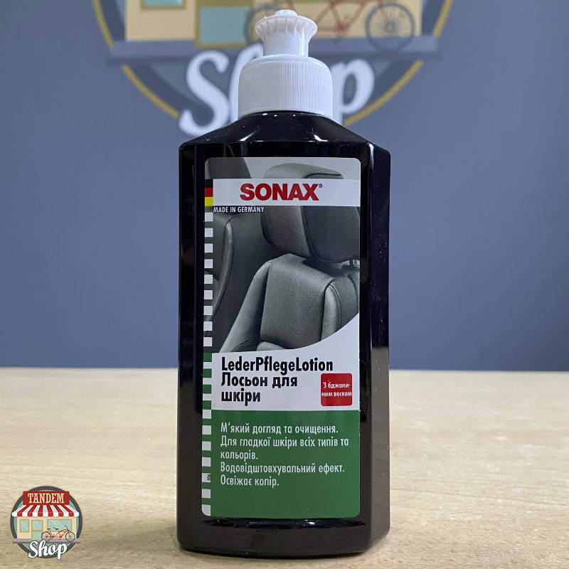 

Лосьон для ухода за кожей авто SONAX Lederpflegelotion Lotion, 250 мл