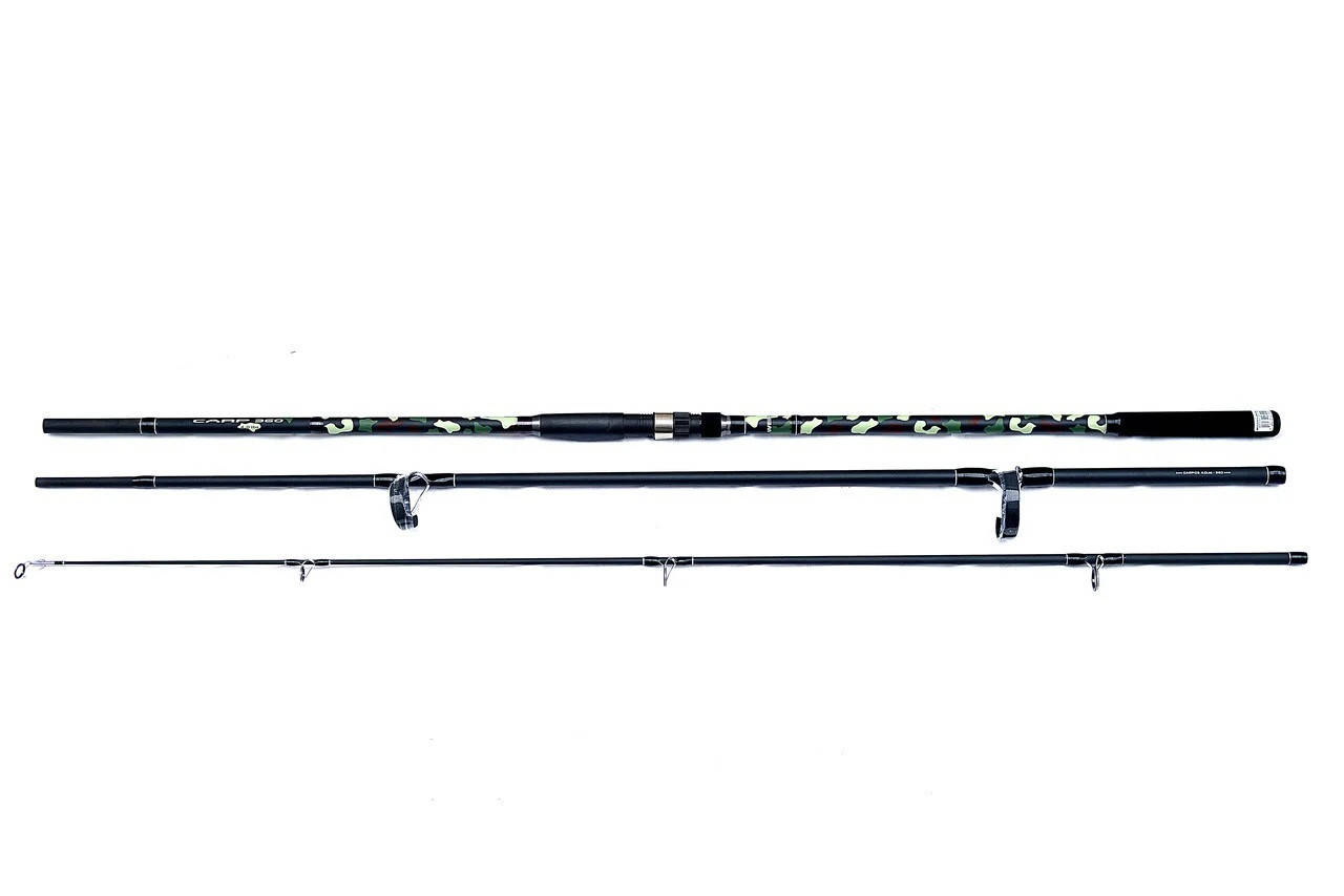 

Карповое удилище Boyaby Carbon Carp-3 тест 4 LB (кольцо 50 мм), Черный