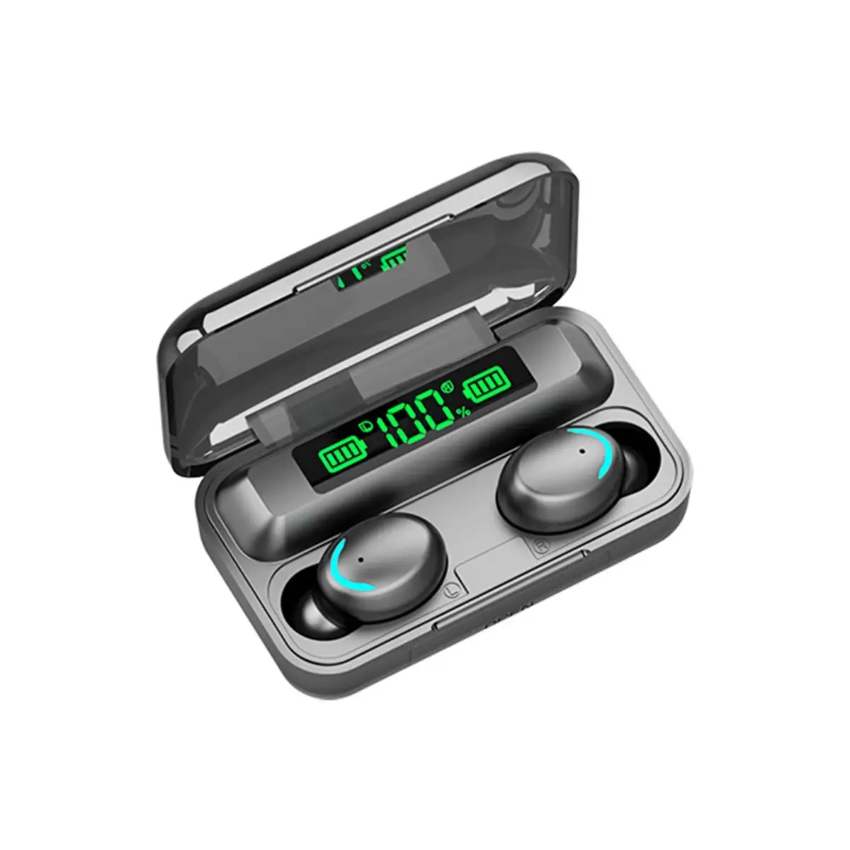 

TWS F9-5 беспроводные сенсорные наушники с встроенным Power Bank - Черный