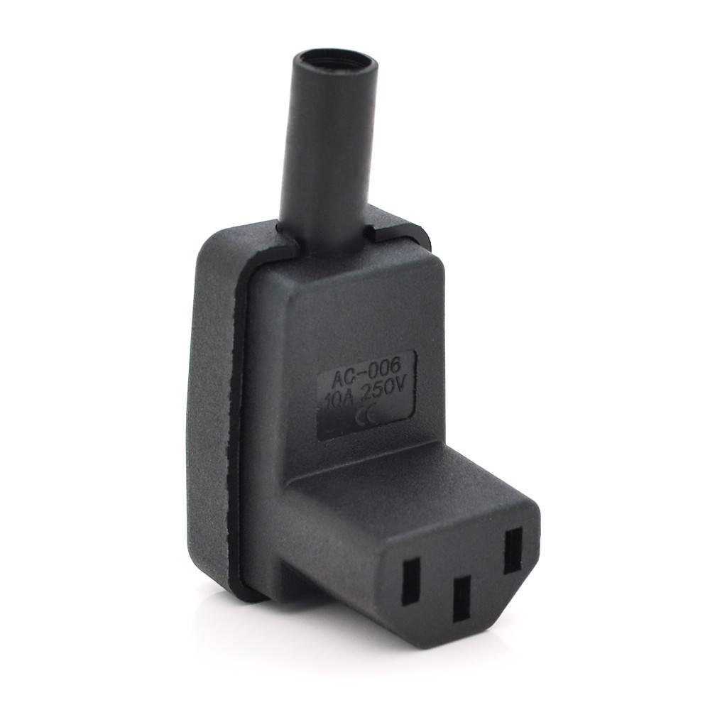 

Трехконтактный разъем IEC320 C13 (угловой 90°) мама, 250V, 16A, под пайку Q50/500