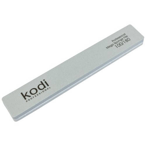

Пилка-баф для ногтей Kodi Professional № 160 (серая) 100/180, прямоугольная