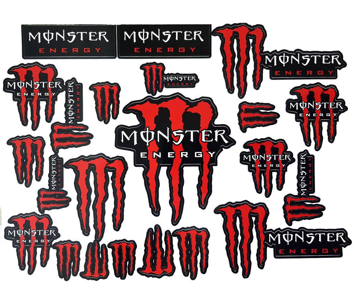 

Наклейка лист А3 Monster Red, Красный