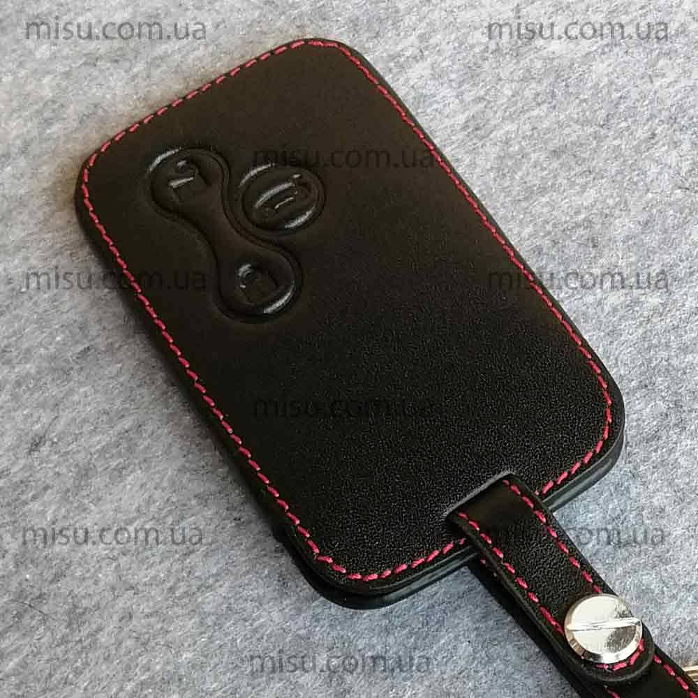 

Чехол пу кожа для ключ карты Renault Scenic 2 Megane 2, Черный