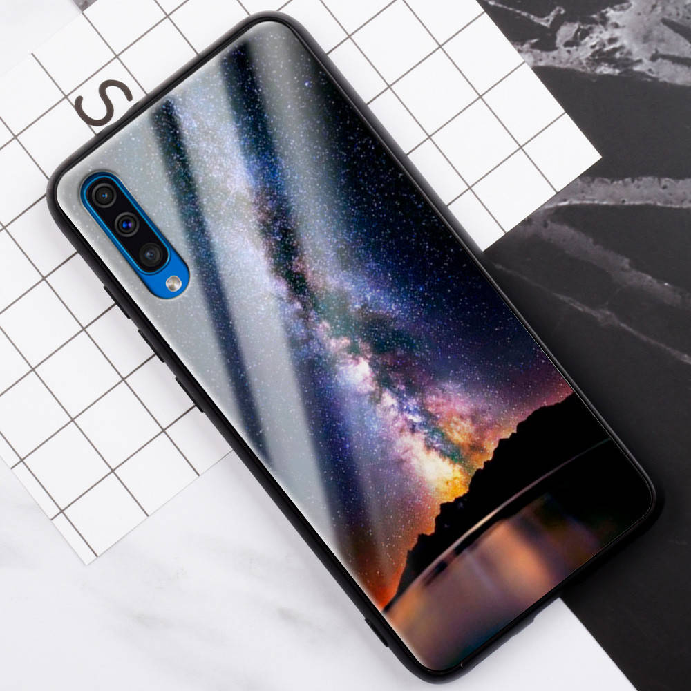 

Защитный чехол BoxFace Glossy Panel Samsung Galaxy A30s Milky Way, Черный