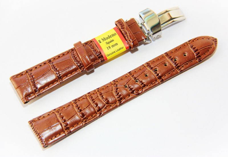 

Ремешок для часов с клипсой Modeno MDK1801BR-01 18 мм Коричневый