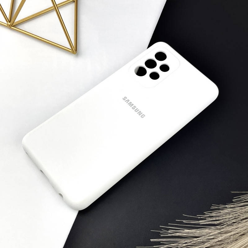 

Силиконовый чехол на Samsung A32 White (9), Белый