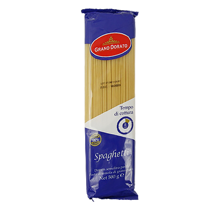 

Спагетті Грано Дорато Grano Dorato 500g 24шт/ящ (Код : 00-00005190)