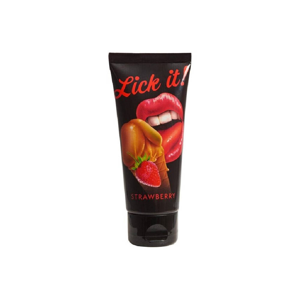

Съедобная смазка на водной основе Orion Lick It Клубника