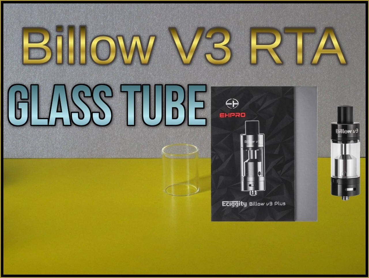 

Ehpro Billow V3 RTA- запасная колба, стекло