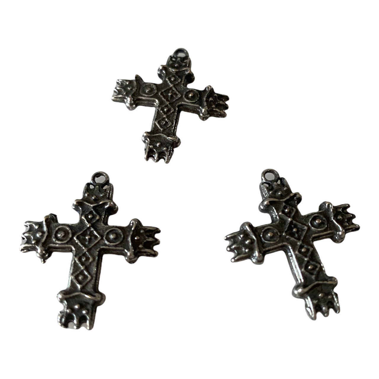 

Підвіска хрест, 27*23мм, колір старе срібло