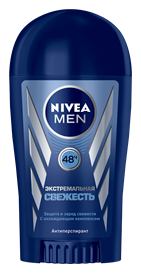 

Дезодорант-антиперспирант Nivea For Men Экстремальная свежесть стик 40г