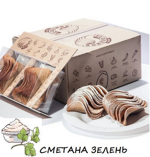

Гренки Волнистые со вкусом сметана с зеленю