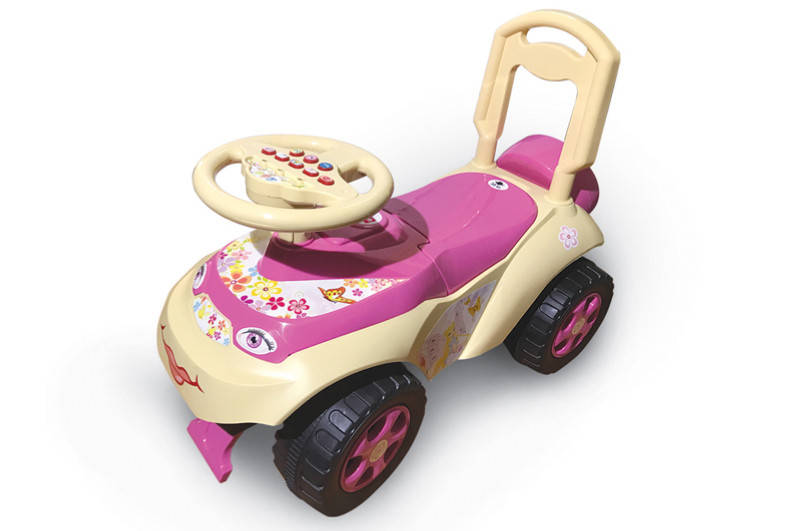 

Толокар "Автошка" бежево-рожевий 0141/07 DOLONI