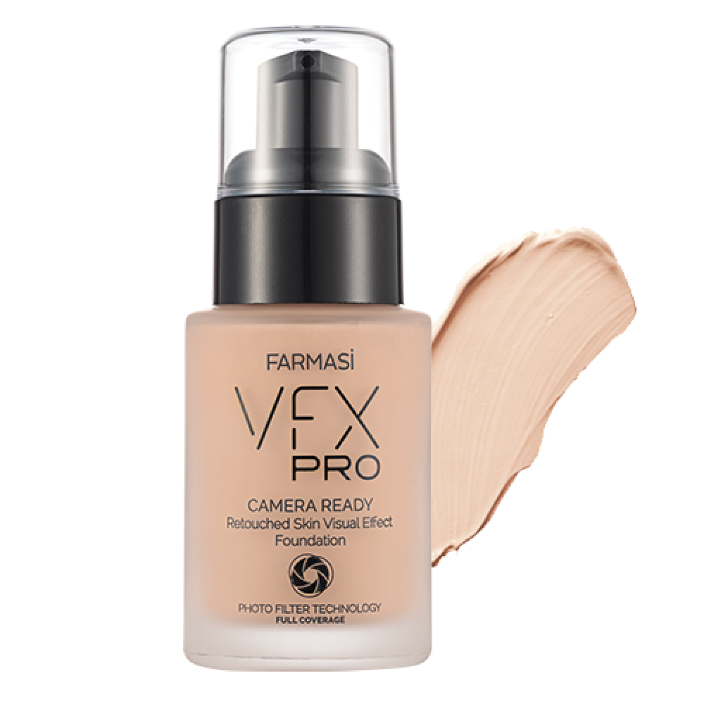 

Тональный крем VFX PRO c эффектом фотофильтра Farmasi .