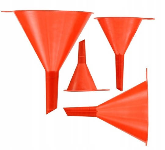 

Лейки ( Ø 52, 76, 100, 120 мм) Для Техжидкостей 4 шт VOREL 83005