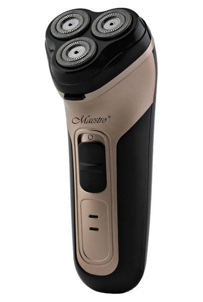 

Eлектробритва для мужчин Maestro MR-670 Аккумуляторная для Сухого бритья Черный / Золотистый