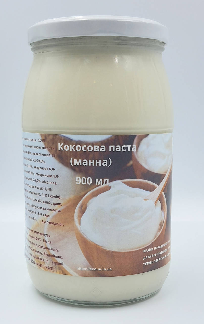 

Кокосовая паста (манна), 900 мл