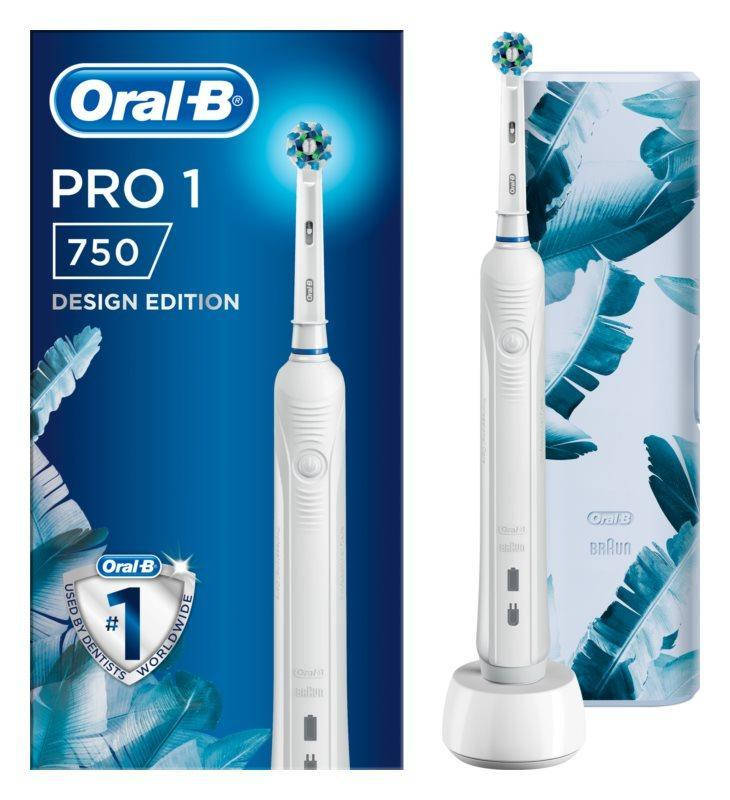 

Электрическая зубная щетка Oral-B D16 PRO 750 Cross Action Design Edition White, Белый
