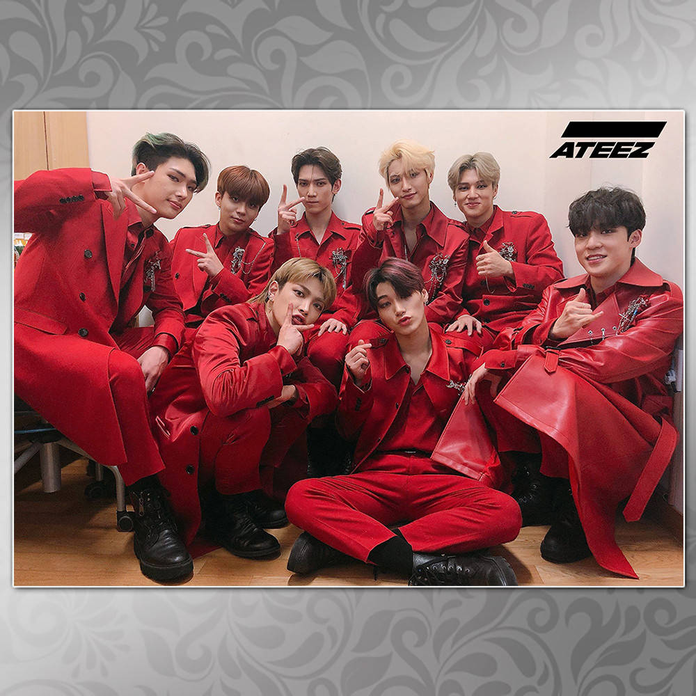 

Плакат K-Pop Ateez Мелованная бумага, 004
