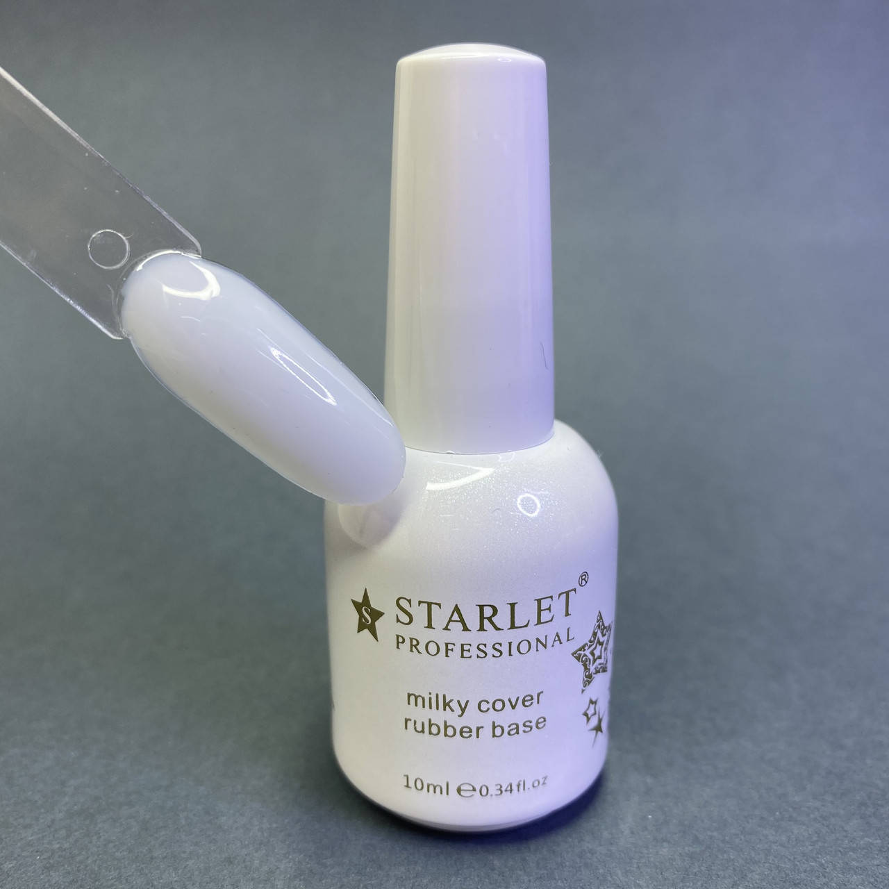 

База каучуковая молочная Starlet Professional Milky Rubber Base 10 мл белая