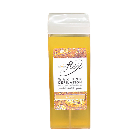 

Воск для депиляции в картридже Янтарь FLEX ItalWax отсуствие липкости на коже после депиляции.