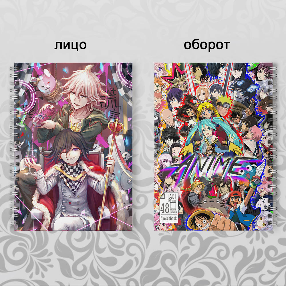 

Скетчбук Аниме Danganronpa 006