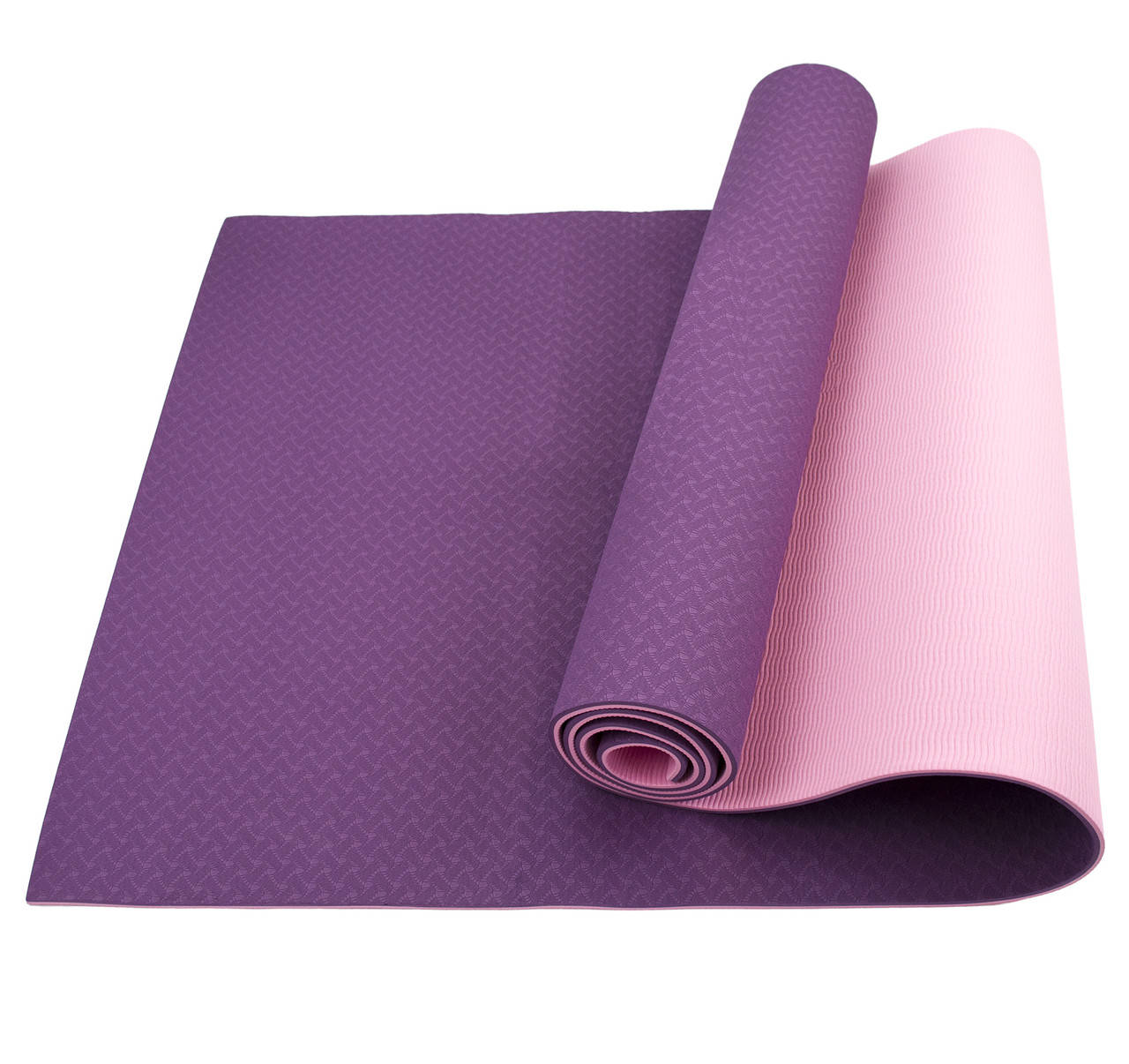 

Коврик (мат) для йоги и фитнеса Sportcraft TPE 6 мм ES0074 Plum/Pink