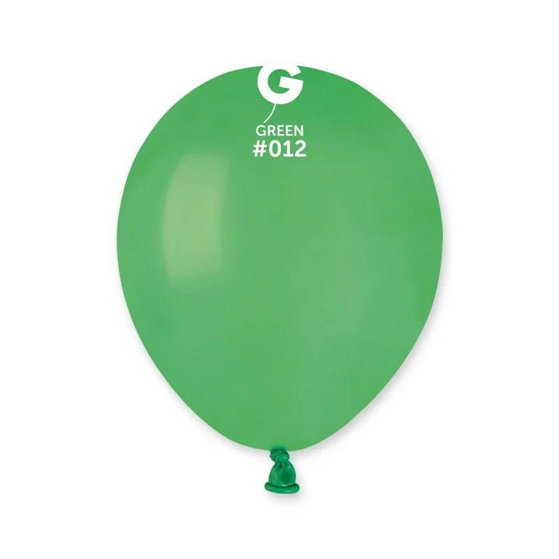

Латексный воздушный шар 5’’ (13см) GREEN (#012) GEMAR, Зелёный