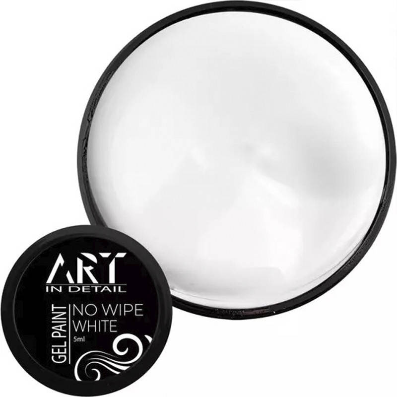 

ART Gel Paint No Wipe White - гель-краска, белая, 5 мл, Белый