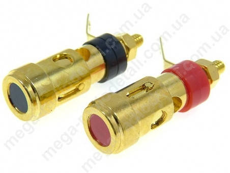 

Зажим акустический одинарный металл.gold, пара (2шт), серии "SoundProfLine"