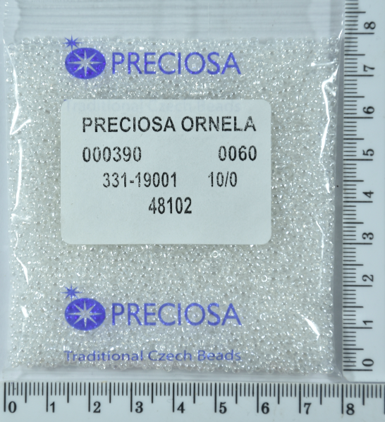

Бисер PRECIOSA №10/0 перлам №48102 пакет 50 грамм уп=1пакет