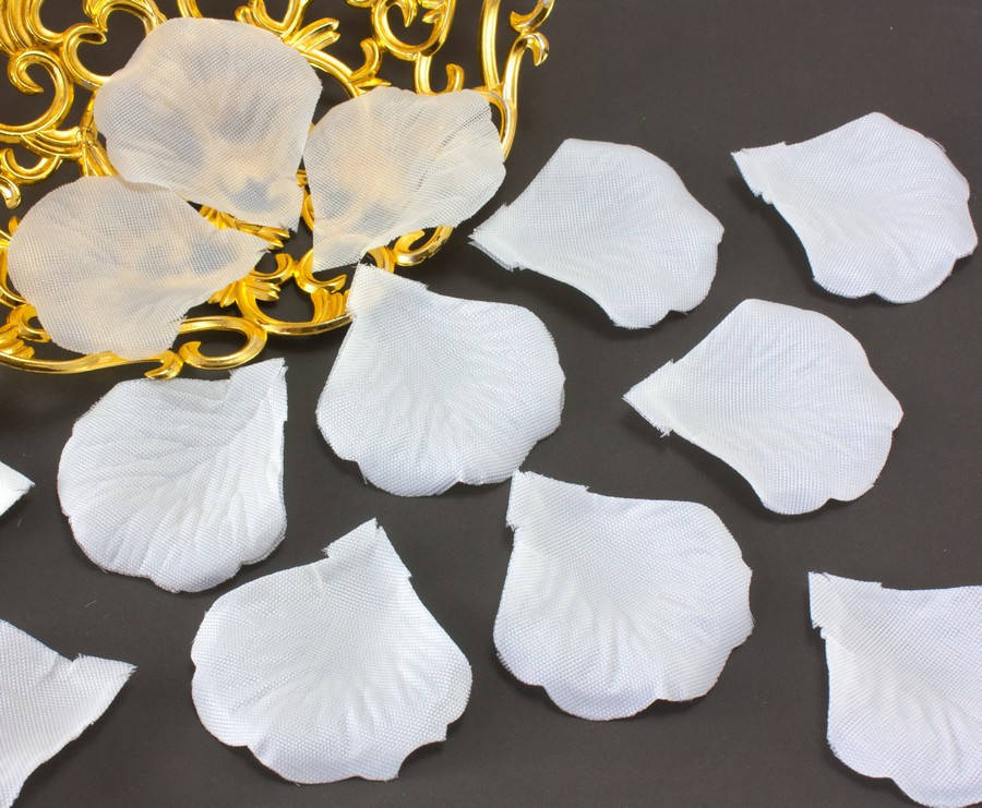 

(≈140шт) Лепестки роз, искусственные Цена за упаковку Цвет - Белый