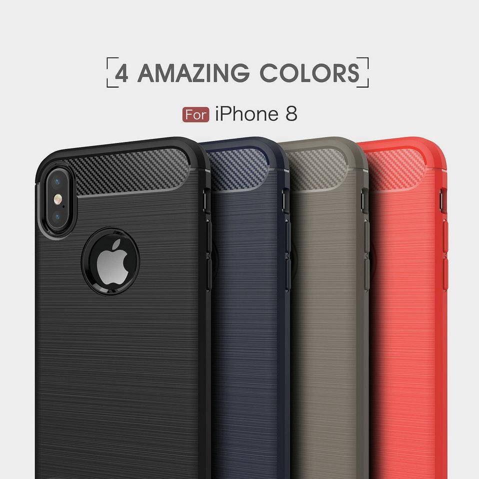 

TPU чехол накладка Urban для Apple iPhone X (4 цвета), Разные цвета