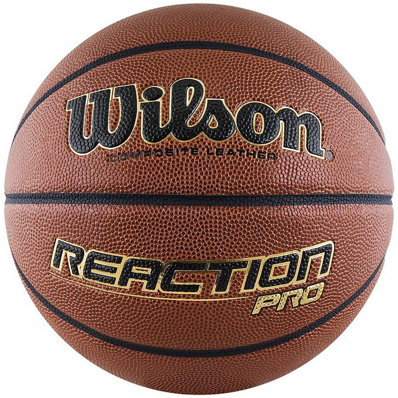 

Мяч баскетбольный Wilson Reaction Pro 28,5" размер 6 композитная кожа коричневый (WTB10138XB06)