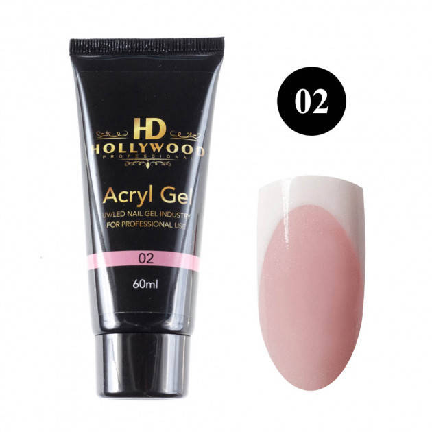 

Acryl Gel\Polygel Акригель \Полигель Hollywood №2 (розовый)