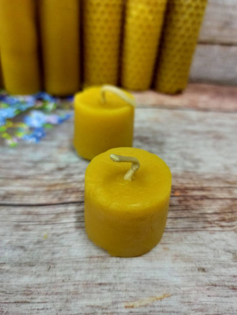 

Свечка восковая Маленькая Круглая