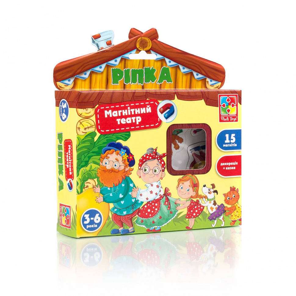 

Игра настольная "Магнитный театр. Репка" VT3206-24 (укр) ., Time Toys