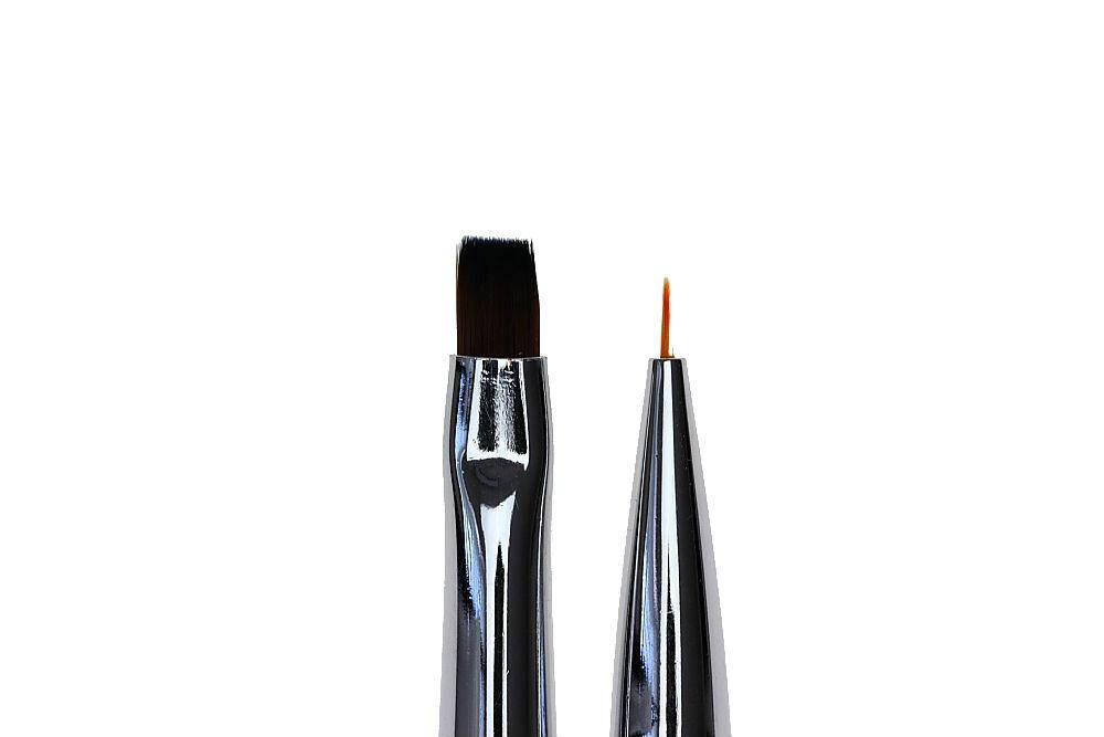 

Кисть для дизайна и росписи ногтей Flat #4 / Liner #5