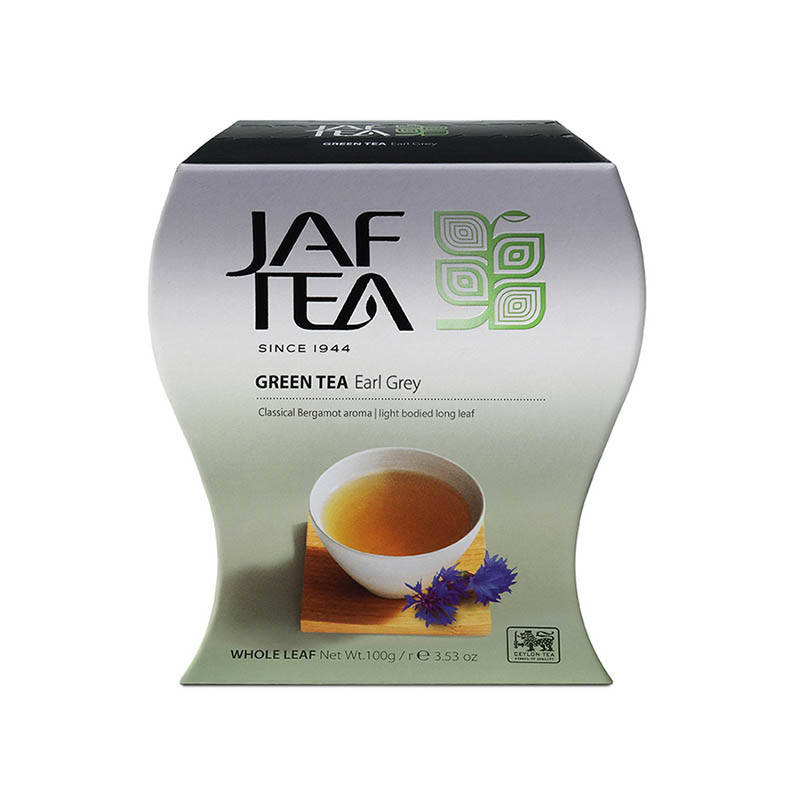

Чай зеленый Бергамот Jaf Tea Earl Grey 100г картон