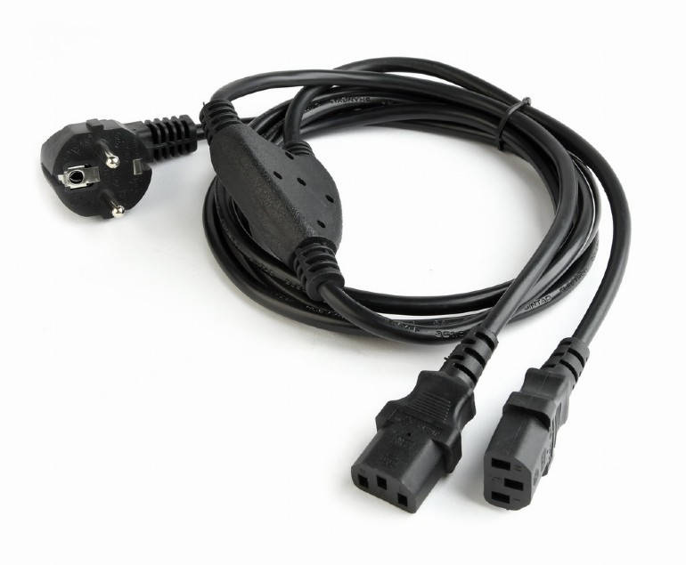 

Шнур живлення Cablexpert PC-186-ML6 CEE7/17-C13 x 2 VDE Y-подібний 2м (код 67098)