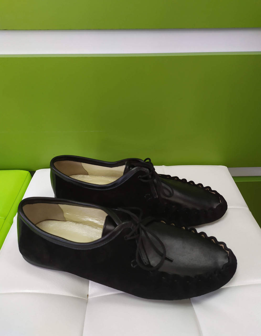 

STTOPA Размеры 40-44. Мокасины больших размеров кожаные. С6-23-4044-3644 Черные 43