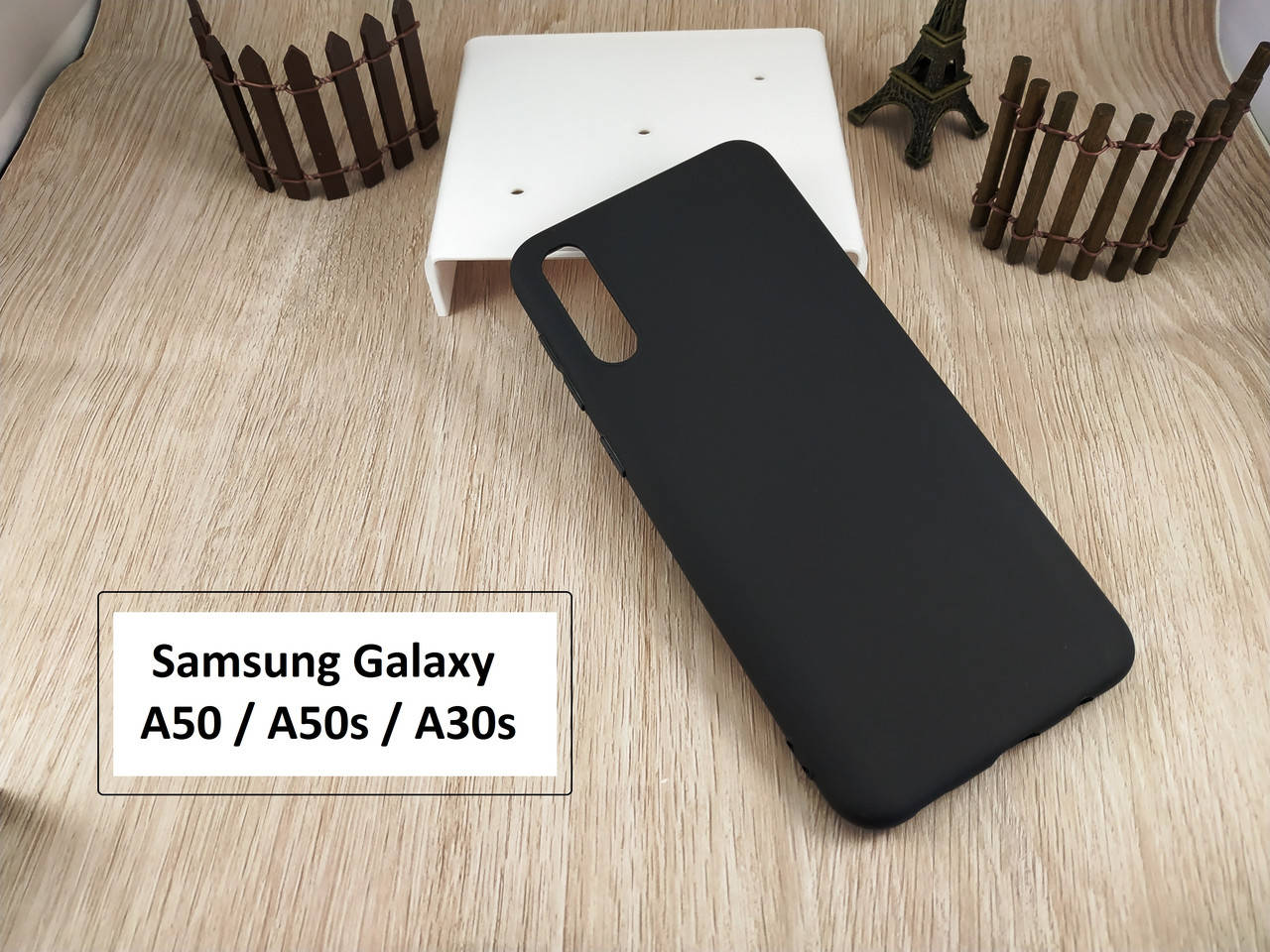 

Чехол бампер SMTT для Samsung Galaxy A50 / A50s / A30s (2019) - черный матовый TPU