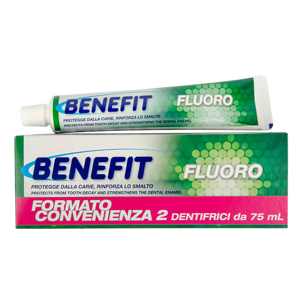

Зубная паста Benefit Fluoro с фтором 2*75 мл